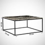 Hanah Home Mesa de Centro Poly - Caucasian Oak